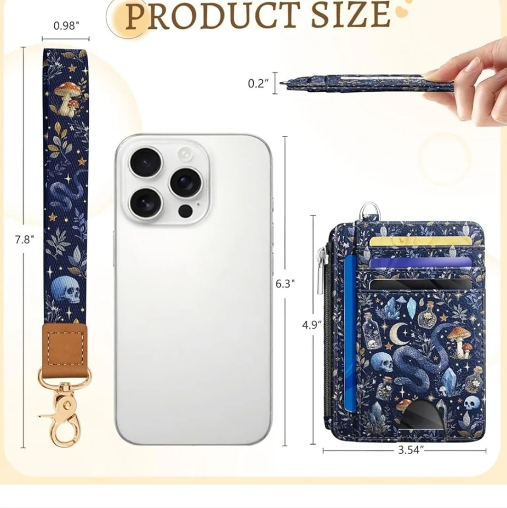 Mystical Blue Phone Case with Strap